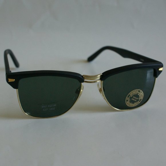 NWT True Vintage Retro Fashion Soho/clubman glass lens combo sunglasses - Picture 1 of 8